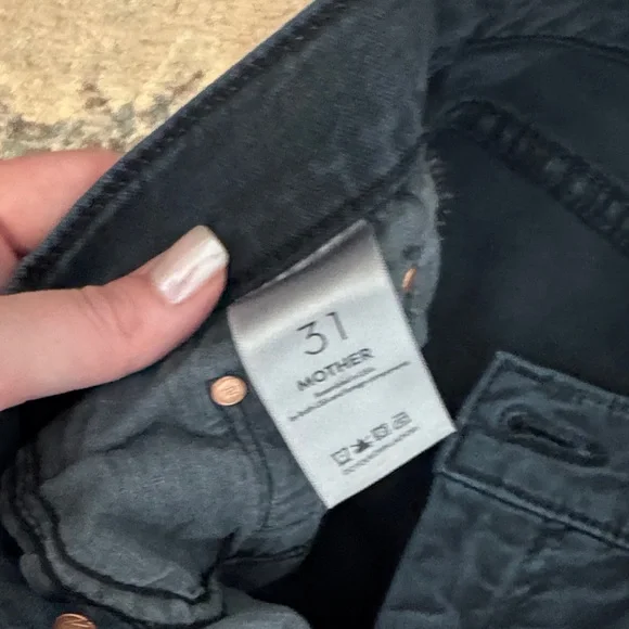 Mother Black Flared Women's Jeans - Picture 2 of 3